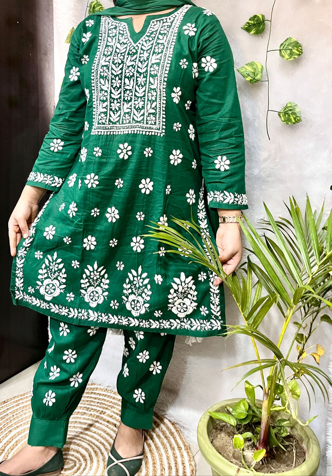 Exclusive tulip pant set with dupatta