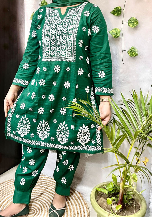 Exclusive tulip pant set with dupatta